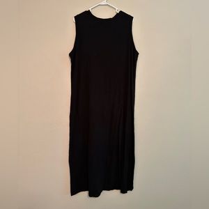 Comfy Casual Knit Black Dress XL Like New